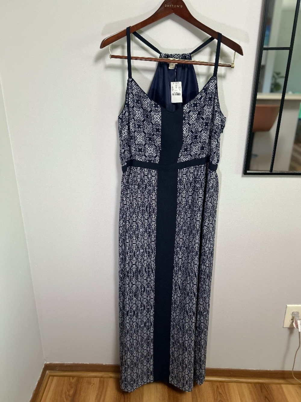 J.Crew Printed Racerback Maxi Dress (NWT, Size 16)